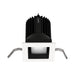 W.A.C. Lighting - R2SD1T-FTWA-BKWT - LED Regressed Downlight Trim - Volta - Black/White