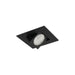 W.A.C. Lighting - R3BSA-FCS-BK - LED Trim and Remodel Housing - Ocularc - Black