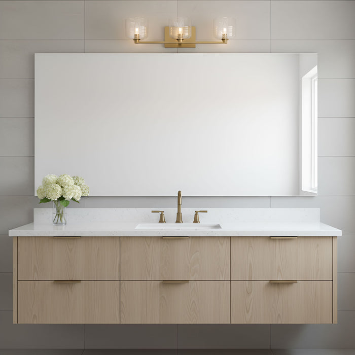 Visual Comfort Studio - DJV1113SB - Three Light Vanity - Lochdale - Satin Brass