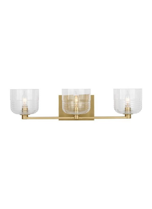 Visual Comfort Studio - DJV1113SB - Three Light Vanity - Lochdale - Satin Brass