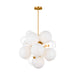 Visual Comfort Studio - KSC1109BBS - Nine Light Chandelier - Aria - Burnished Brass