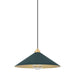 Hudson Valley - MDS1402-AGB/SSG - One Light Pendant - Clivedon - Aged Brass/Soft Studio Green