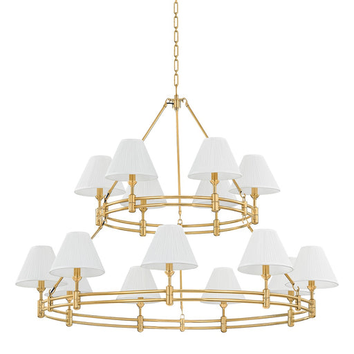 Howard 15 Light Chandelier Aged Brass