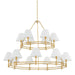 Hudson Valley - MDS1802-AGB - 15 Light Chandelier - Howard - Aged Brass