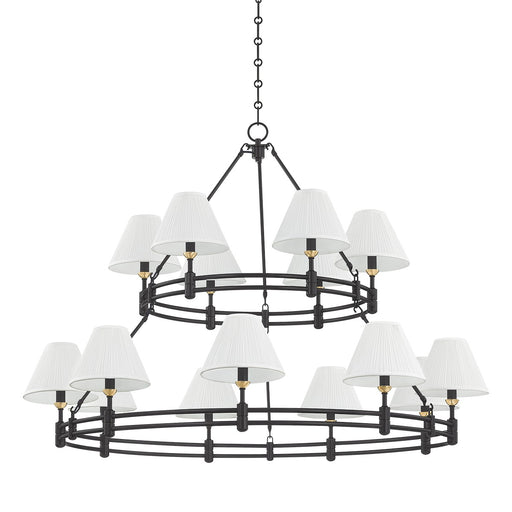 Howard 15 Light Chandelier Aged Brass/Distressed Bronze