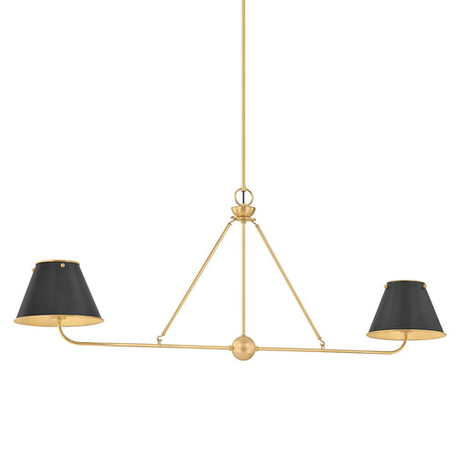 Hudson Valley - MDS2001-AGB/DB - Two Light Linear - Burghley - Aged Brass/Distressed Bronze