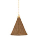 Hudson Valley - MDS2102-AGB - One Light Pendant - Kensington - Aged Brass