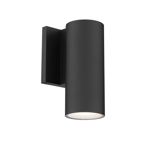Cylinder LED Wall Sconce Black