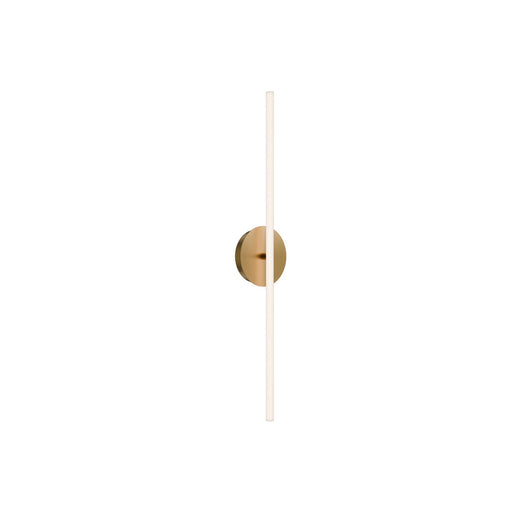 Lanky LED Wall Sconce Aged Brass