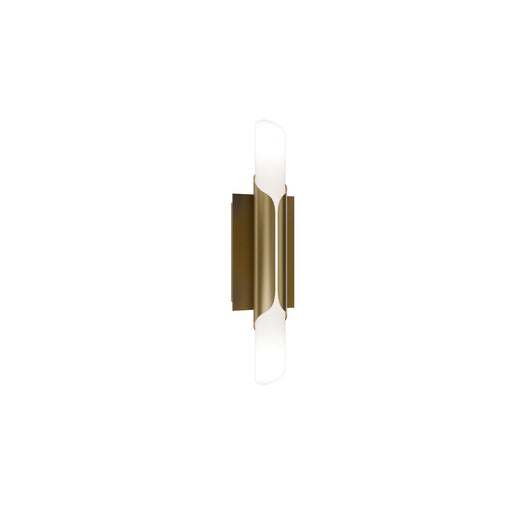 Wrappe LED Wall Sconce Aged Brass