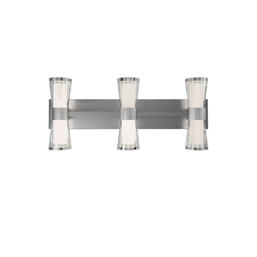 Hourglass LED Wall Sconce Brushed Nickel