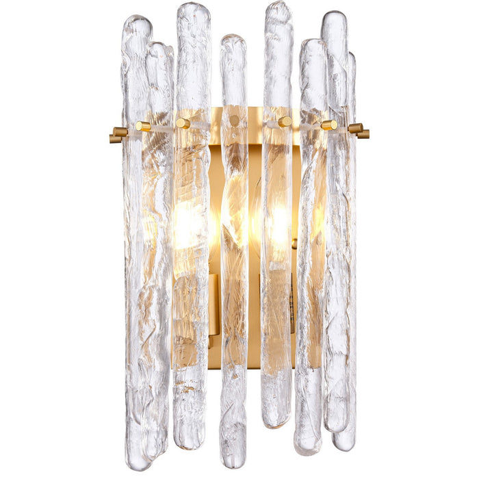 Arabela Lighting - 85105-2 - Two Light Wall Sconce - Icicles - Natural Brass