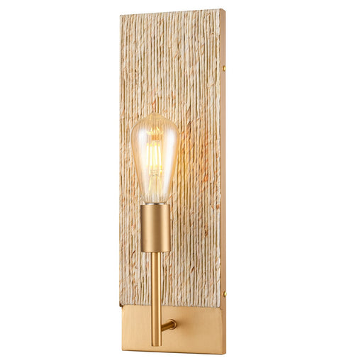 Copa One Light Wall Sconce Natural Brass
