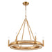 Arabela Lighting - 85115-6 - Six Light Chandelier - Copa - Natural Brass