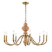 Arabela Lighting - 85142-9 - Nine Light Chandelier - French Country - Natural Brass