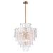 Arabela Lighting - 85162-13 - 13 Light Chandelier - Fire and Ice - Lacquered Gold
