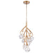 Arabela Lighting - 85181-7 - LED Chandelier - Freeform - Antique Gold Leaf