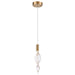Arabela Lighting - 85211-1 - LED Pendant - Aurora - Natural Brass