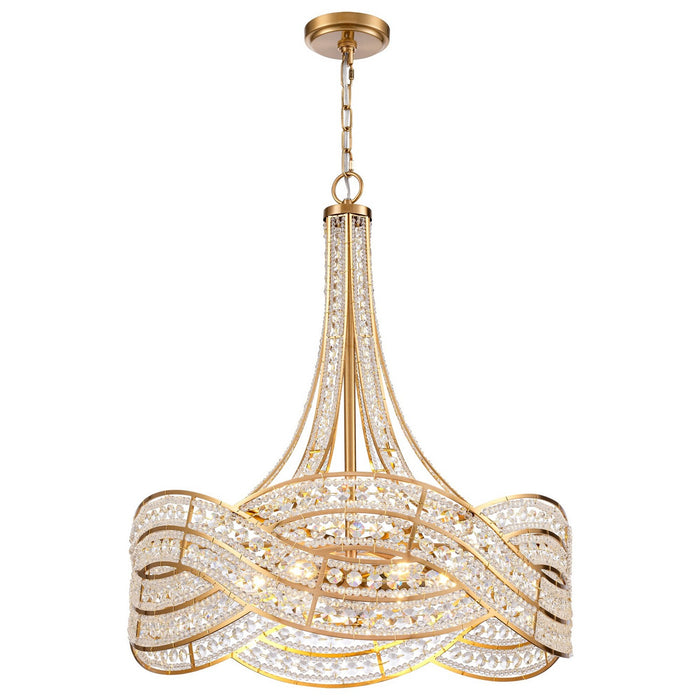 Arabela Lighting - 85231-6 - Six Light Chandelier - Anastasia - Lacquered Gold
