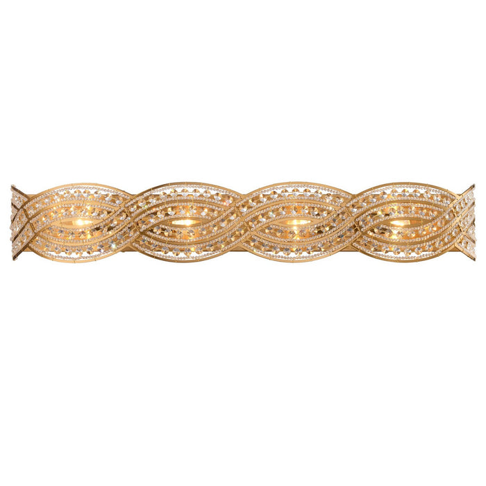 Arabela Lighting - 85237-4 - Four Light Vanity - Anastasia - Lacquered Gold