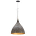 Maxim - 10913BKGLD - One Light Pendant - Fleur - Black / Gold