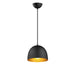 Maxim - 11482BKGLD - One Light Pendant - Tova - Black / Gold