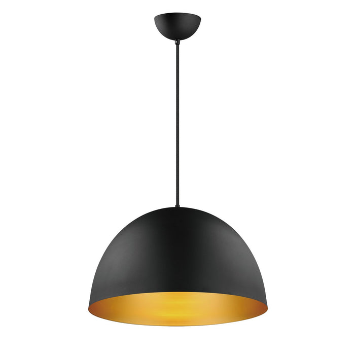 Maxim - 11486BKGLD - One Light Pendant - Tova - Black / Gold