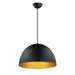 Maxim - 11486BKGLD - One Light Pendant - Tova - Black / Gold