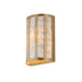 Maxim - 12800CZNAB - One Light Wall Sconce - Miramar - Capiz / Natural Aged Brass