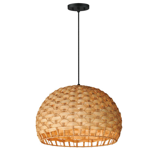 Tahiti One Light Pendant Black