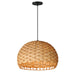 Maxim - 14413NABK - One Light Pendant - Tahiti - Black