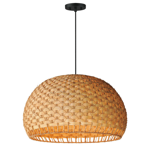 Tahiti Three Light Pendant Black