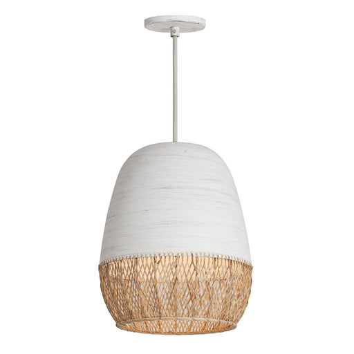 Tamba One Light Pendant Ivory