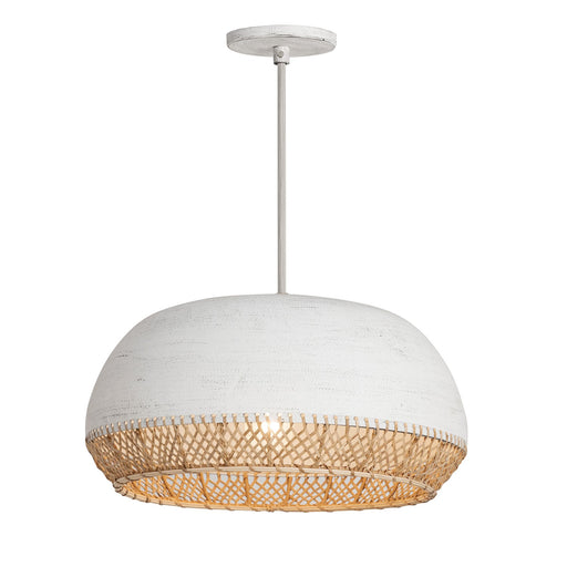 Tamba One Light Pendant Ivory