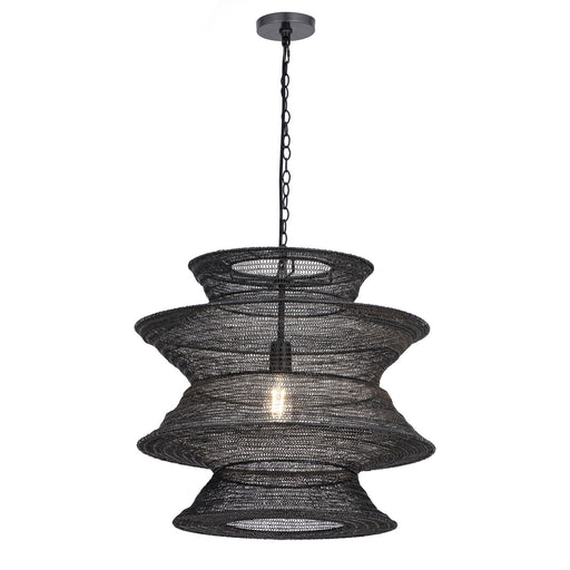 Krabi One Light Pendant Black