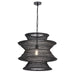 Maxim - 14932BK - One Light Pendant - Krabi - Black