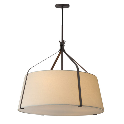 Bandera Four Light Pendant Dark Bronze