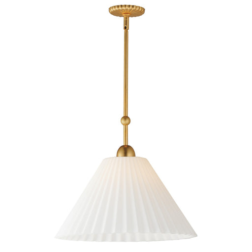 Kismet One Light Pendant Gold Leaf