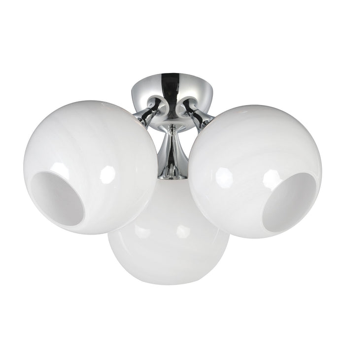 Maxim - 21225MRPC - Three Light Semi Flush Mount - Neve - Polished Chrome