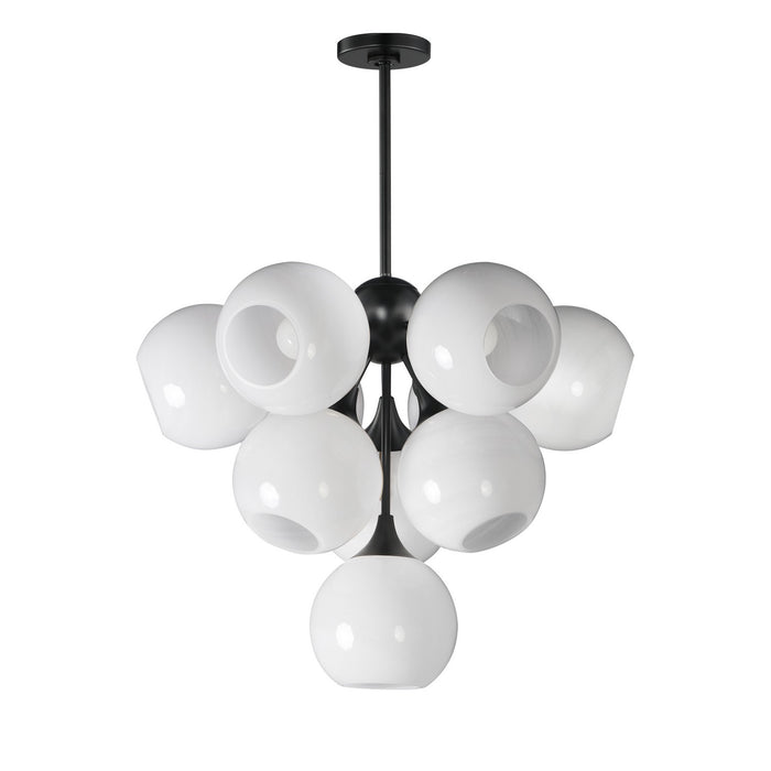 Maxim - 21228MRBK - Ten Light Pendant - Neve - Black
