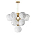Maxim - 21228MRNAB - Ten Light Pendant - Neve - Natural Aged Brass