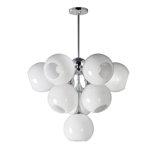 Neve Ten Light Pendant Polished Chrome