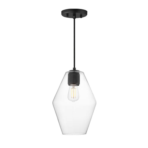 Geode One Light Mini Pendant Black