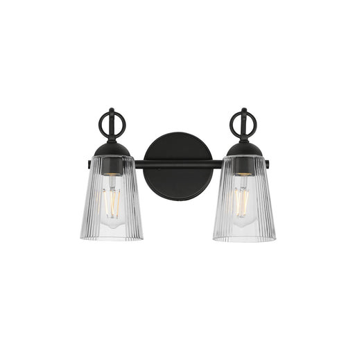 Jackson Hole Two Light Wall Sconce Black