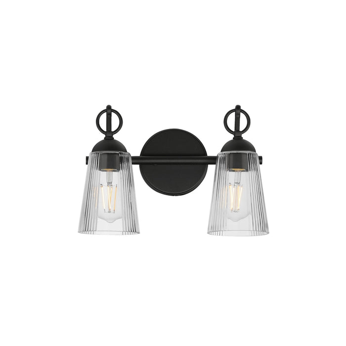 Maxim - 21392CLBK - Two Light Wall Sconce - Jackson Hole - Black