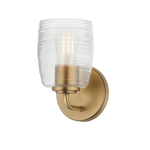 Honey One Light Wall Sconce Natural Aged Brass