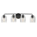 Maxim - 21414CRKB - Four Light Bath Vanity - Honey - Kentucky Bronze