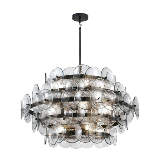 Loren 12 Light Chandelier Gunmetal
