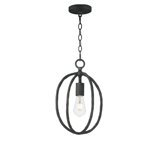 Martel One Light Mini Pendant Blacksmith