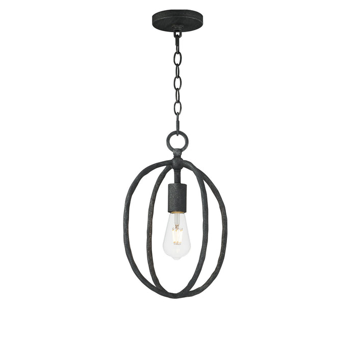 Maxim - 21841BS - One Light Mini Pendant - Martel - Blacksmith